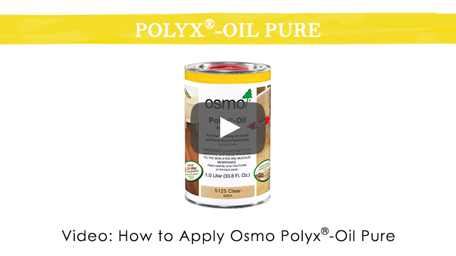 Video of How to apply Osmo Polyx-Oil Pure