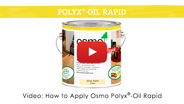Video of How to apply Osmo Polyx-Oil Rapid