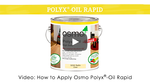 Video of How to apply Osmo Polyx-Oil Rapid