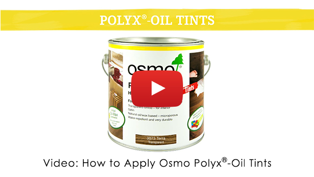 Video of How to apply Osmo Polyx-Oil Tints