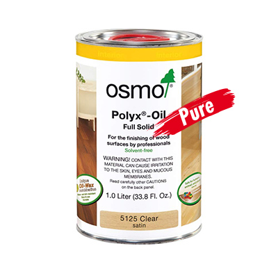 1L Can of Osmo Polyx-Oil Pure 5125 Clear Satin
