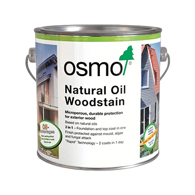 2.5L Can of Osmo Natural Oil Woodstain - Innovative & Durable Protection