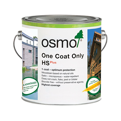2.5L Can of Osmo One Coat Only HS PLUS - Extremely High Coverage with Only One Coat!