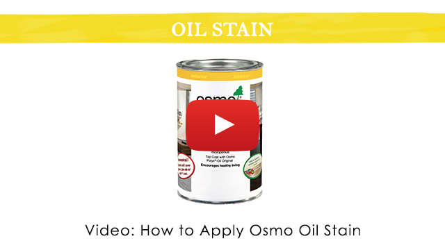 Video of How to apply Osmo Oil Stain