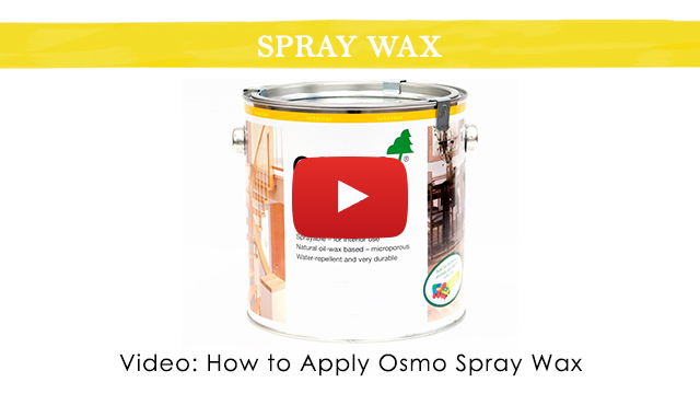 Video of How to apply Osmo Spray Wax