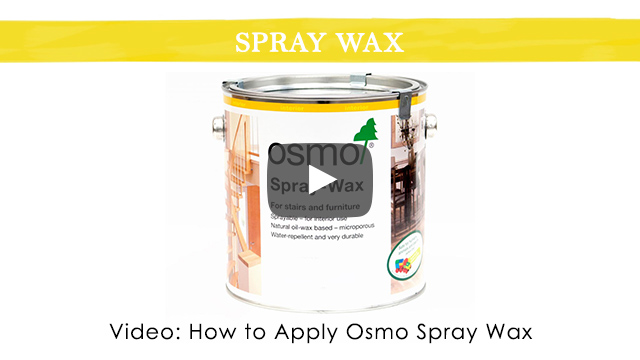 Video of How to apply Osmo Spray Wax