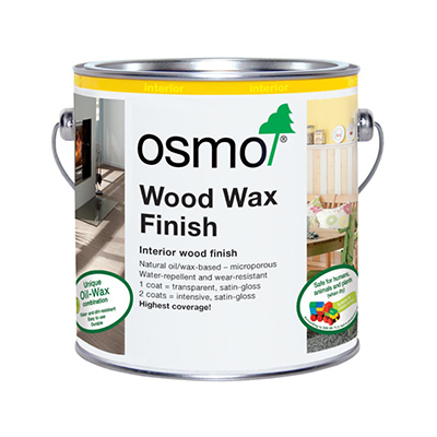 2.5L Can of Osmo Wood Wax Finish - Transparent and intensive color designs!