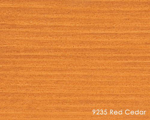 Osmo One Coat Only HS PLUS 9235 Red Cedar on Spruce