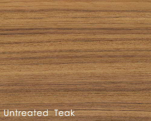 Untreated Teak - Raw Surface